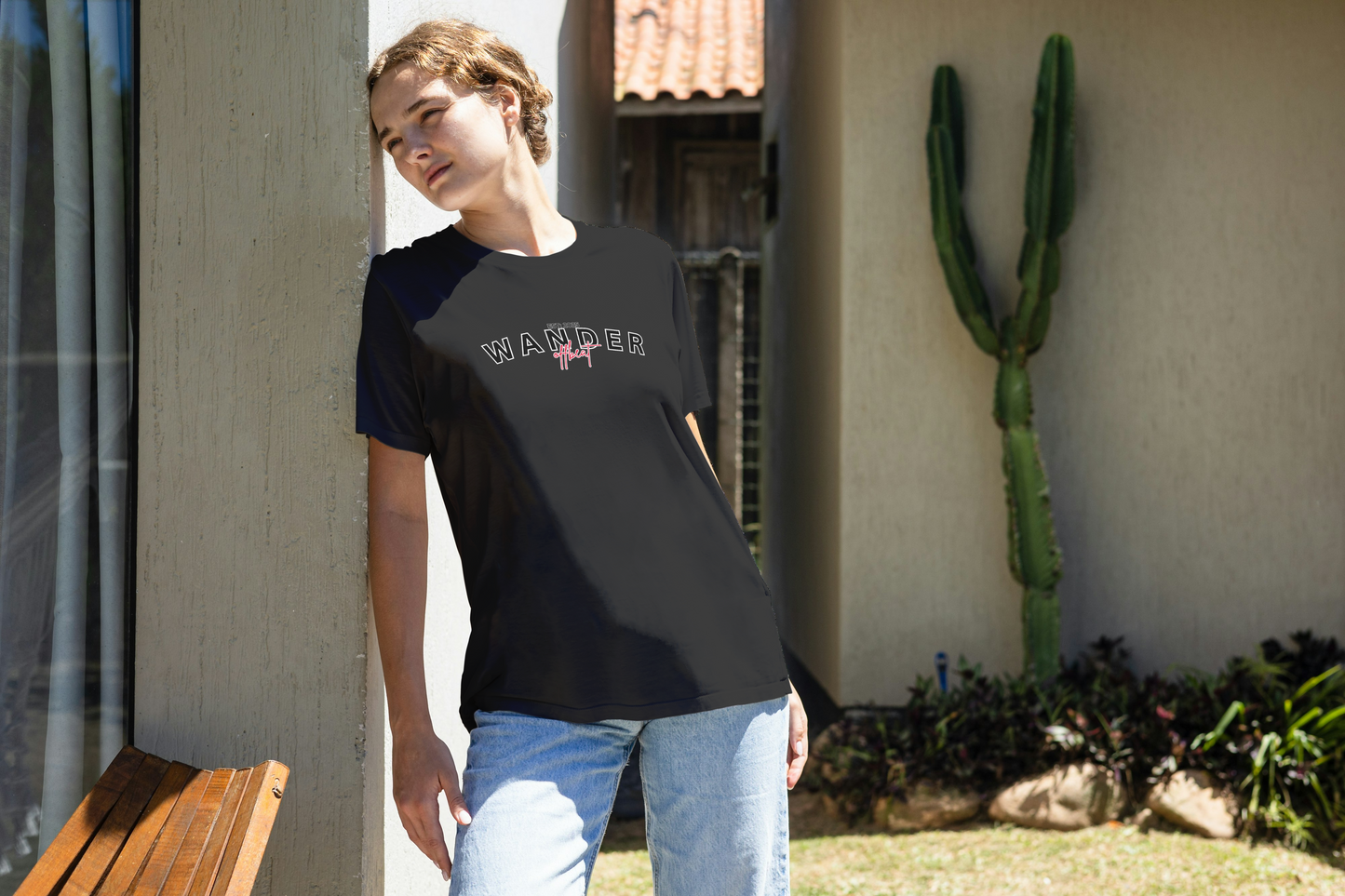 Wander Offbeat – Supima Black (Unisex)