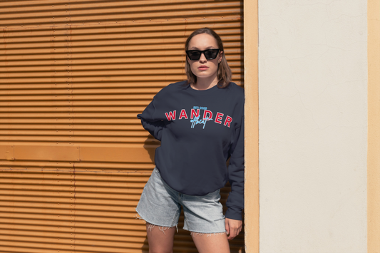 Wander Offbeat - Navy Sweatshirt