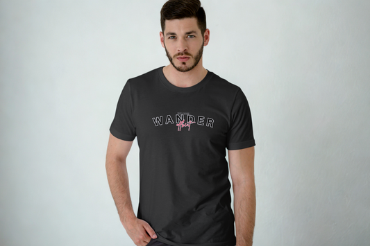 Wander Offbeat – Supima Black (Unisex)