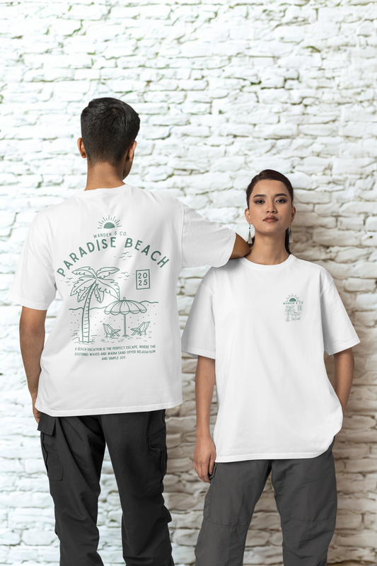 Paradise Beach - Wander Oversized Tee