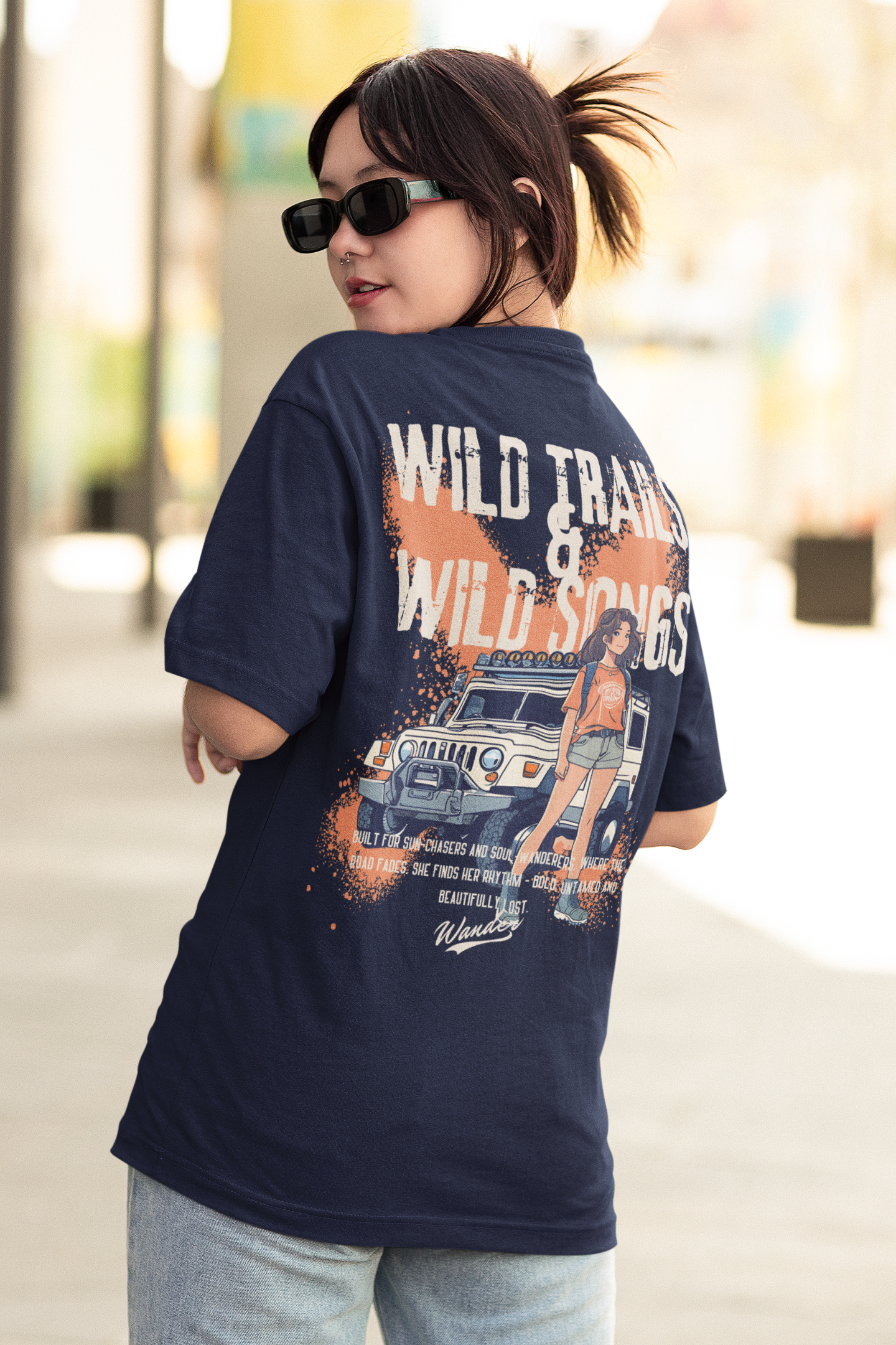 Wild Trails & Wind Songs – Oversized Tee