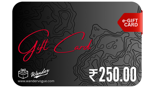 ₹250/- Wander Gift Card