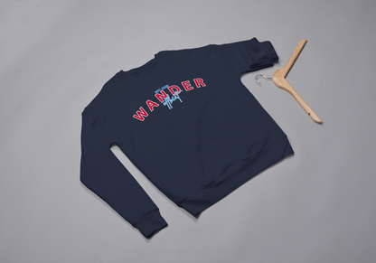 Wander Offbeat - Navy Sweatshirt