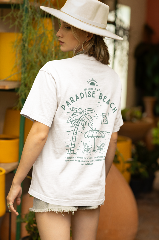 Paradise Beach - Wander Oversized Tee